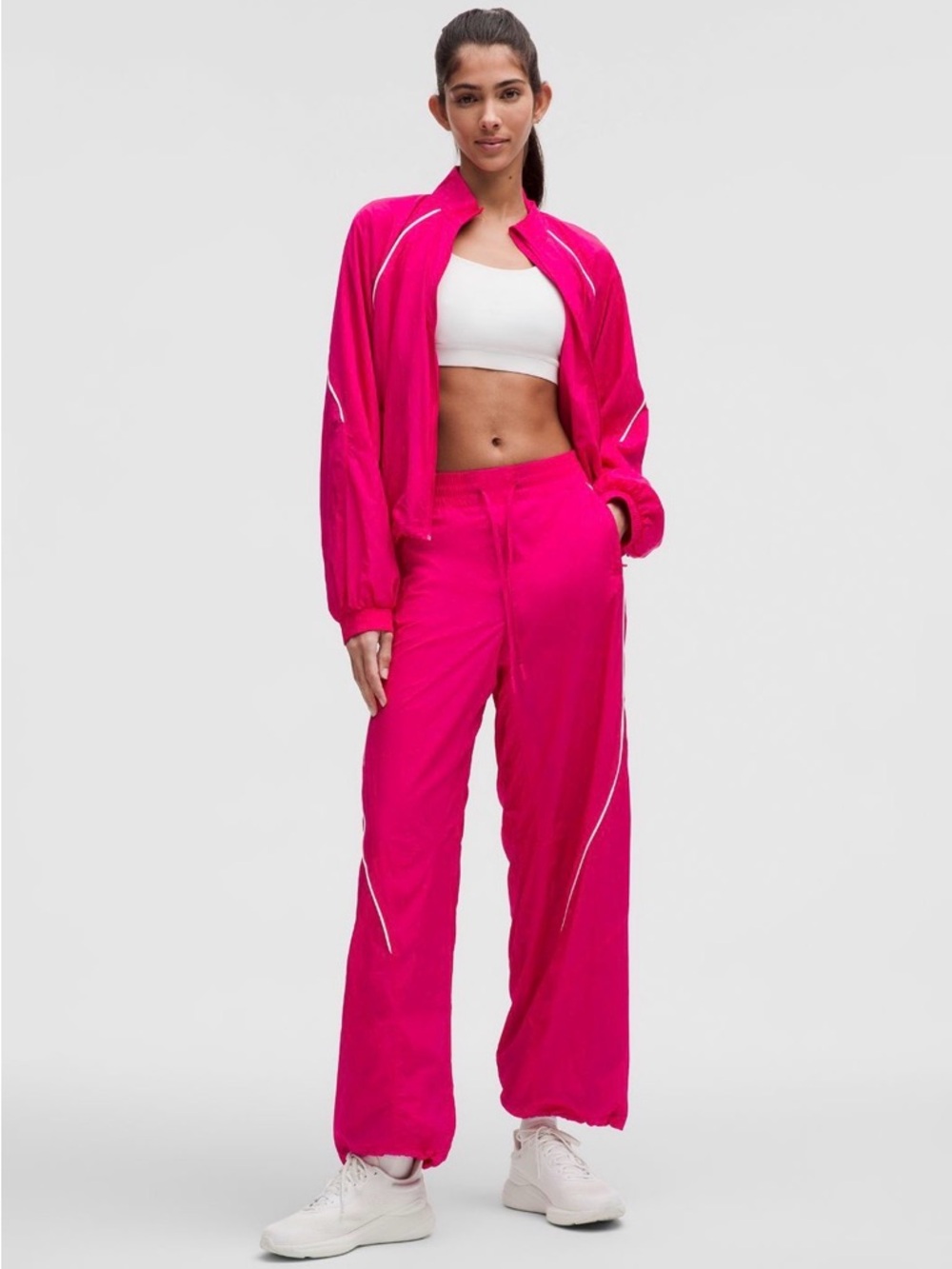 *SOLD* lululemon athletica Hot Pink Track Pants - Relaxed Jogger Style